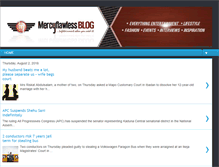 Tablet Screenshot of mercyflawless.com